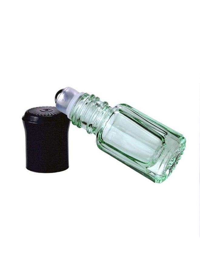 GSHLLO - 10 Pcs 3Ml Refillable Colorful Glass Roller Bottles Roll On Bottles Essential Oil Bottles With 1 Pcs Dropper - Image 1