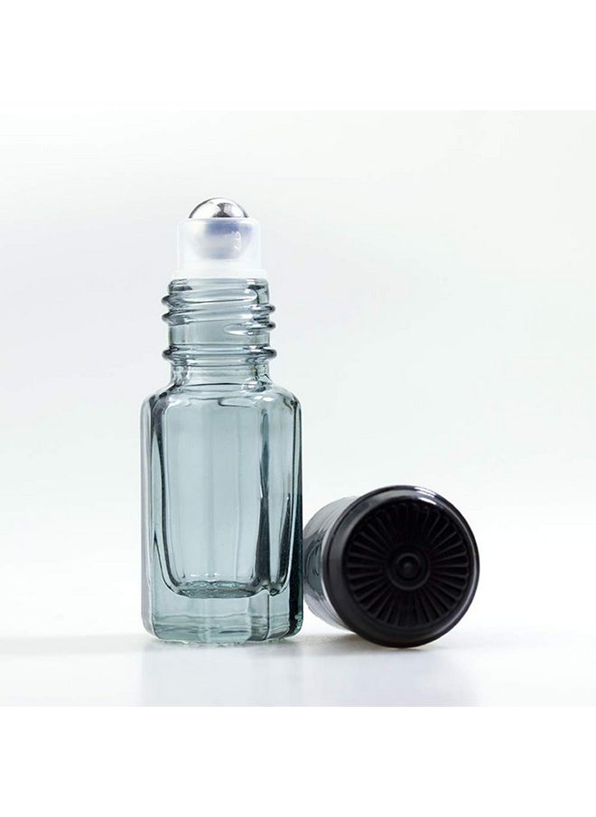 GSHLLO - 10 Pcs 3Ml Refillable Colorful Glass Roller Bottles Roll On Bottles Essential Oil Bottles With 1 Pcs Dropper - Image 1