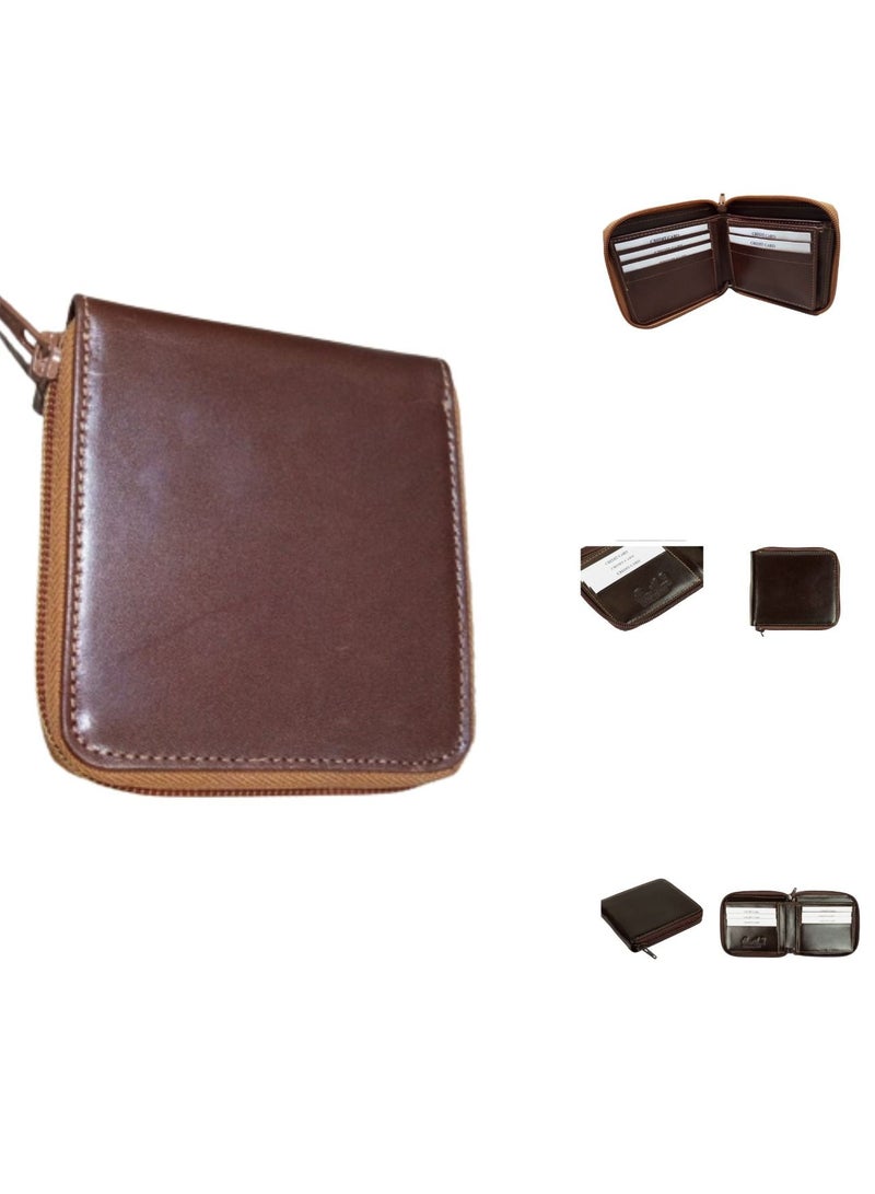 Three Angels Havan Wallet for Unisex with Zipper 