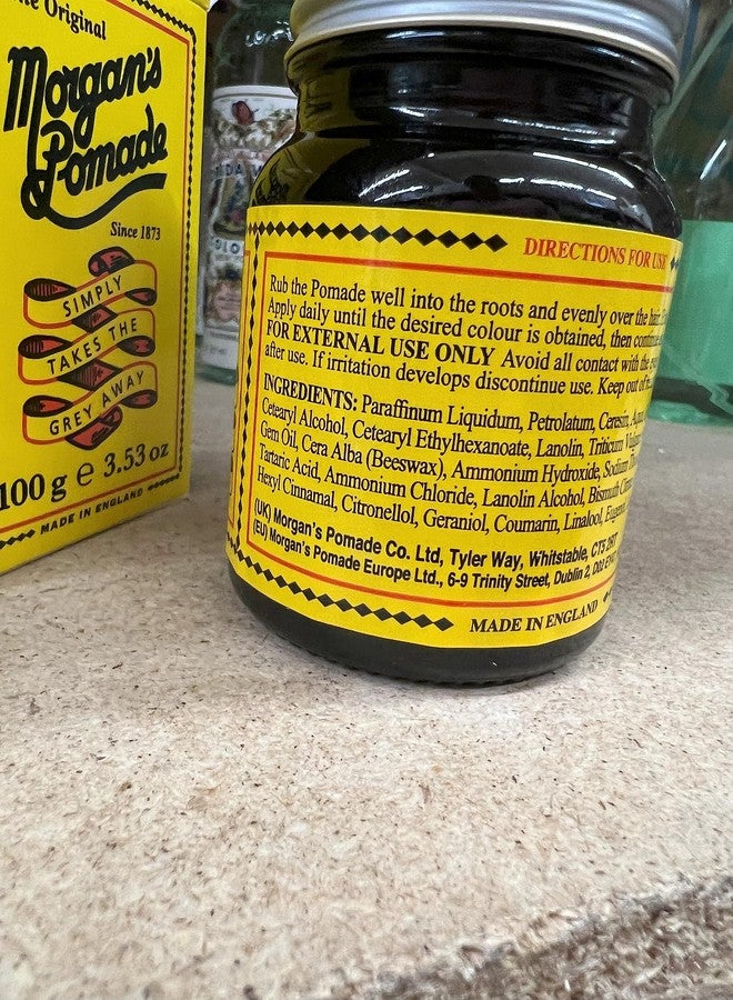 Morgans MORGAN'S POMADE "The Original" Simply takes the grey away! 3.53 oz (100 g) - 2PACK - Image 3