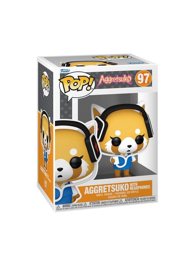 Funko Pop Sanrio: Aggretsuko with Headphones - Collectable Vinyl Figure - Gift Idea - Official Merchandise - Toys for Kids & Adults - Anime Fans - Model Figure for Collectors and Display - Image 1