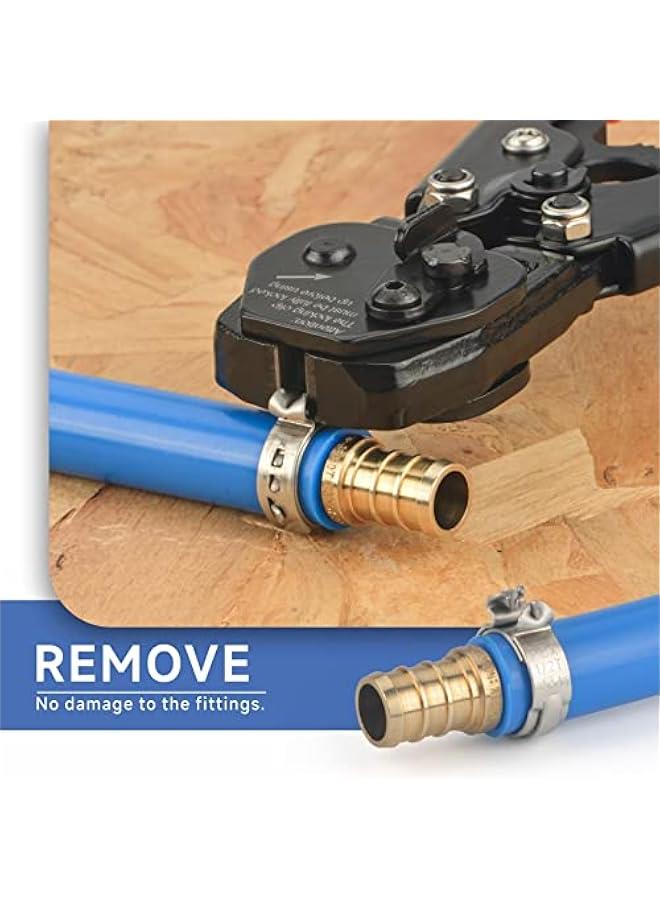 Arabest Stainless Steel Clamps Ratchet PEX Cinch & Removal Tool for 3/8 to 1-inch - Compatible with ASTM F2098 and Non 2098 Single Ear Hose Clamps  - Image 5