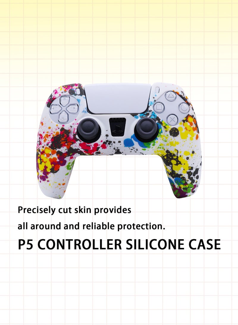 Silicone Shell Accessories For Sony 5 PS5 Wireless Controller Handles With  Ergonomic Soft Ultra-Thin Silicone Protective Cover Gamepad Casefor Playstation 5 DualSense Wireless Controller - Image 3