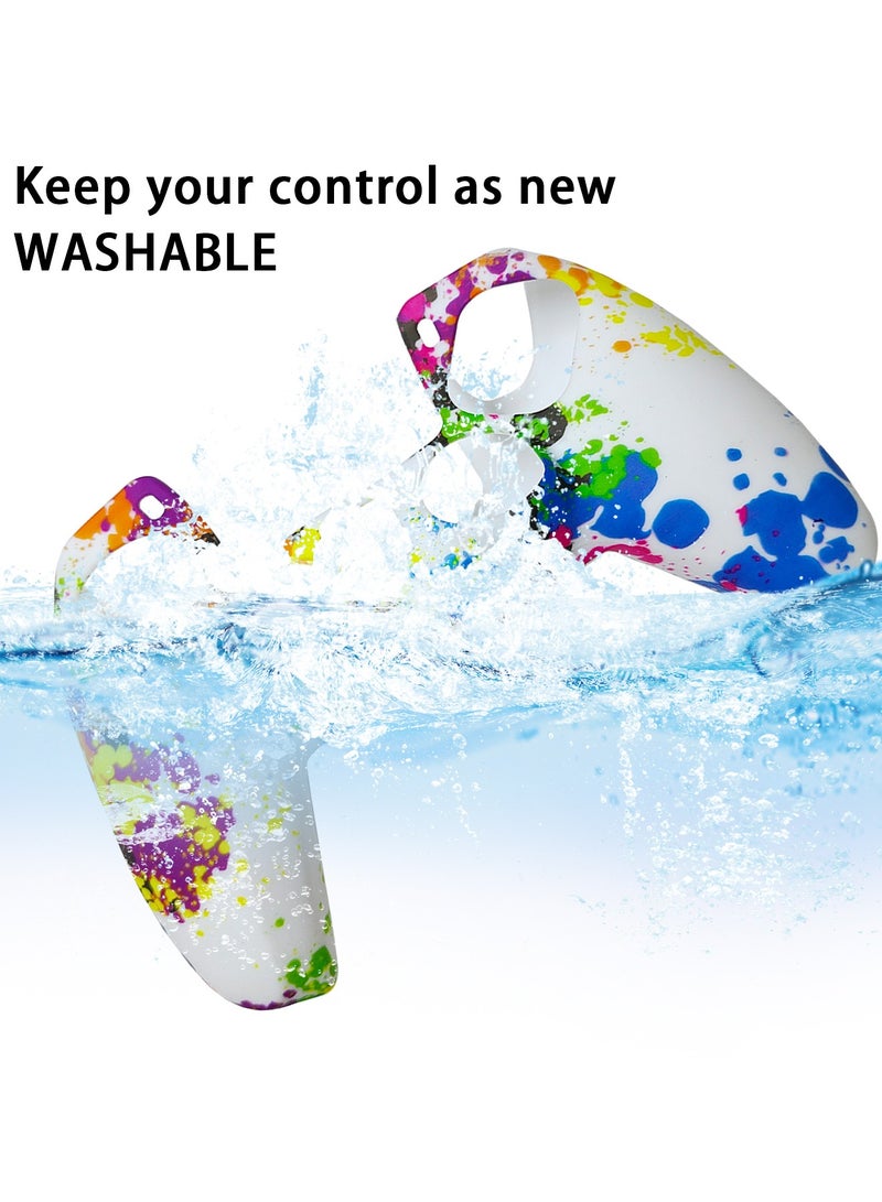 Silicone Shell Accessories For Sony 5 PS5 Wireless Controller Handles With  Ergonomic Soft Ultra-Thin Silicone Protective Cover Gamepad Casefor Playstation 5 DualSense Wireless Controller - Image 5