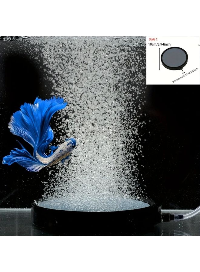 Pawfly Aquarium Air Stone Disc Aerator Bubble Diffuser Style C For Fish Tanks - Image 1
