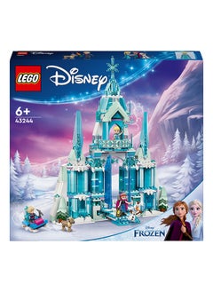 LEGO Disney Frozen Elsa’s Ice Palace Building Toy Set for Kids with a Castle and Elsa & Anna Minidoll Figures, Fun Gift Idea for Girls, Boys and Film Fans Aged 6 Plus 43244 (630 pieces)  - Image 2