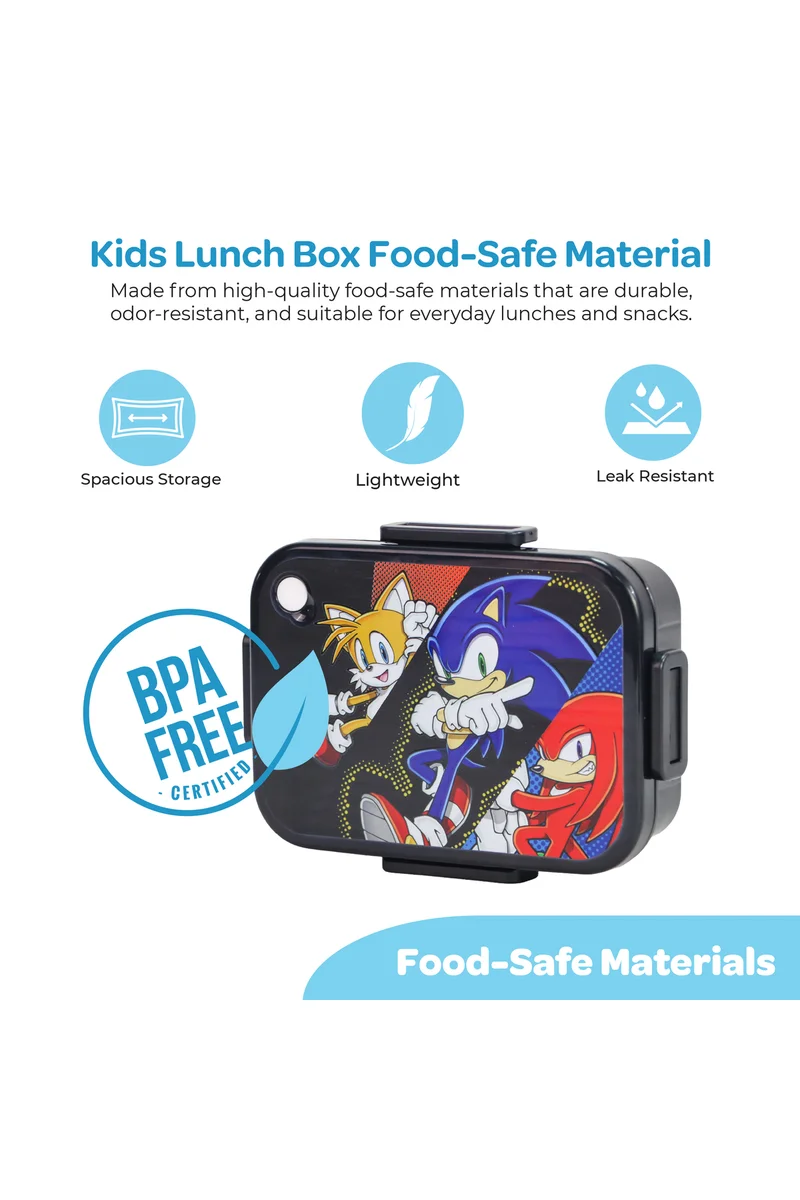 مون MOON Kids Lunch Box | PP + Stainless Steel Insulated Tiffin Box | Leak-Proof, BPA-Free, Durable School Lunch Box for Boys & Girls | Easy Open Clips | Food Safe Eco-Friendly Kids Meal Box