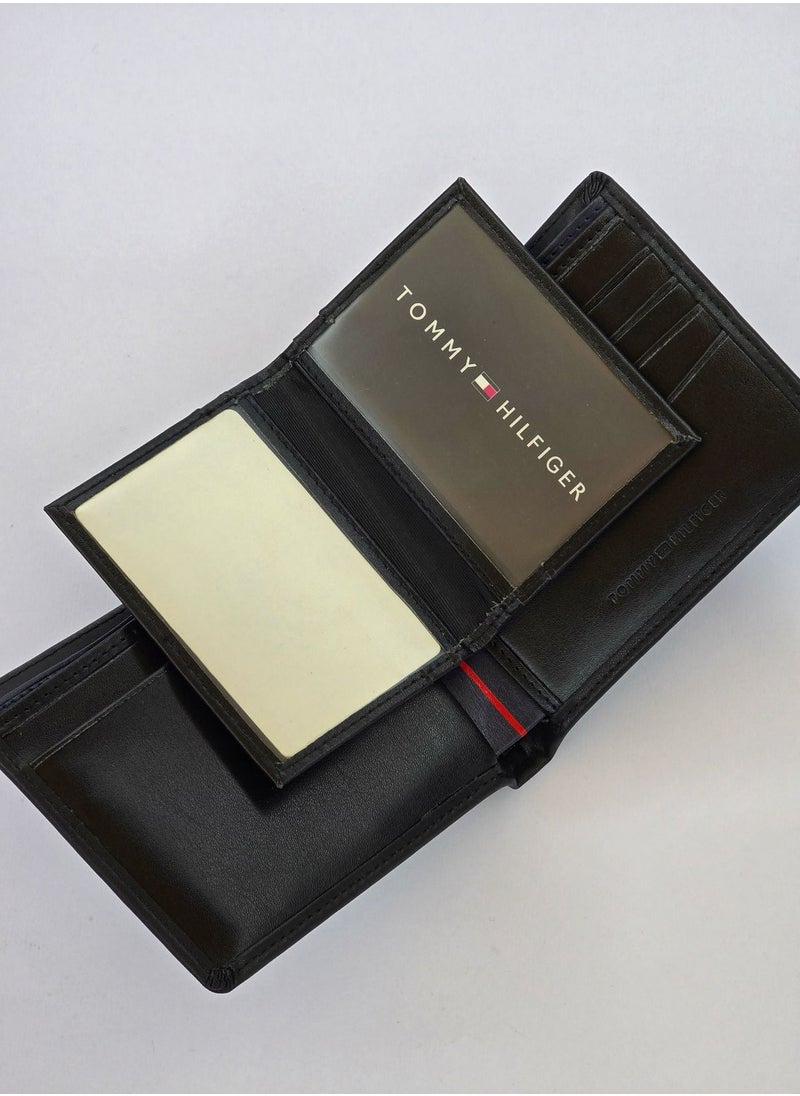 Tommy Hilfiger Plus - Tommy Hilfiger Black Leather Wallet - Image 1