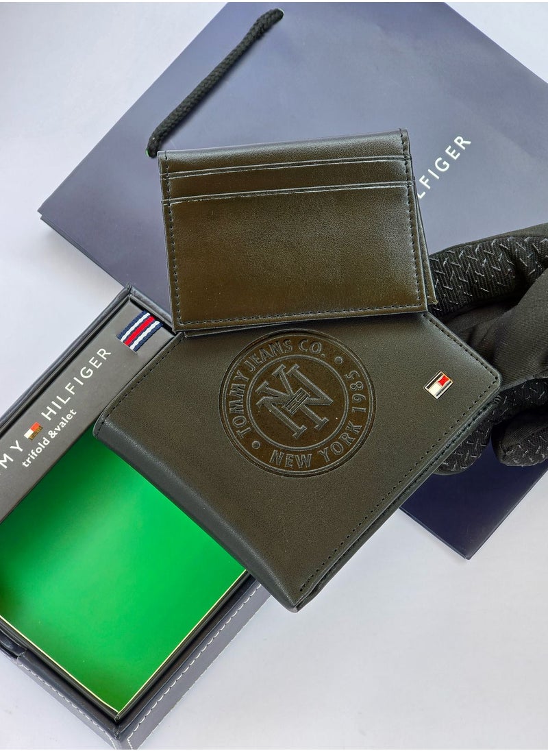 Tommy Hilfiger Plus - Tommy Hilfiger Black Leather Wallet - Image 1