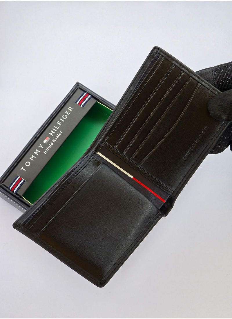 Tommy Hilfiger Plus - Tommy Hilfiger Black Leather Wallet - Image 1