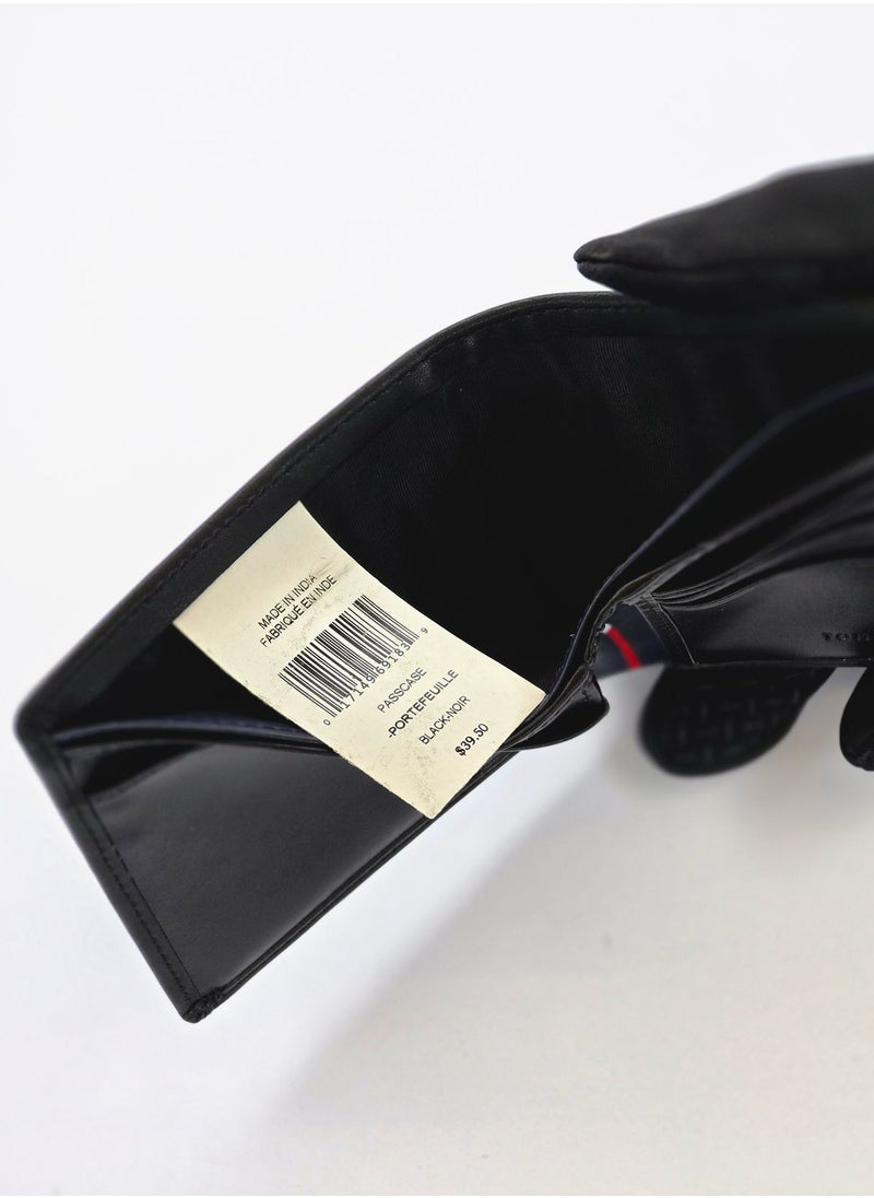 Tommy Hilfiger Plus - Tommy Hilfiger Black Leather Wallet - Image 1