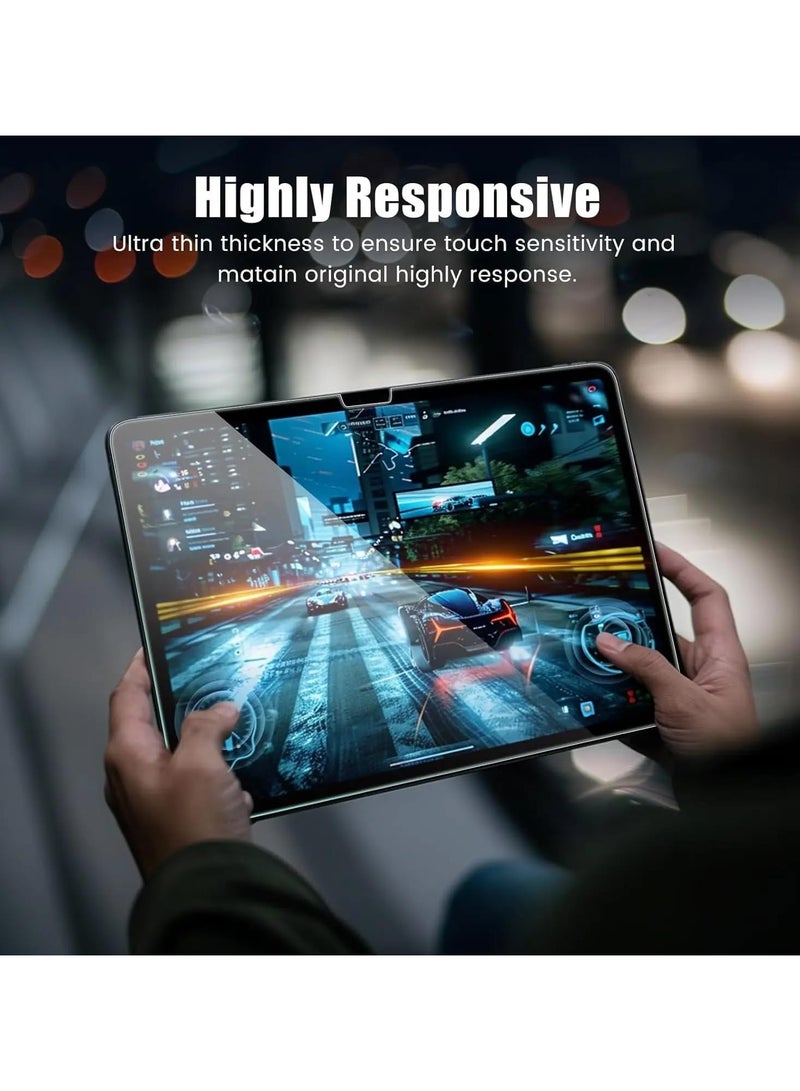 Tempered Glass for iPad Air 11 2024, 9H Hardness Glass, Complete Protection Glass Film, Anti-Scratch, Easy to Install, Bubble Free compatible for iPad Air 2024  - Image 4