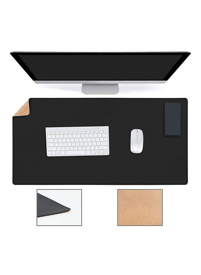 NIBEMINENT Leather Desk Mat Black - Image 2