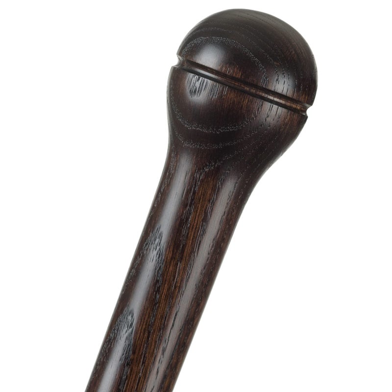 Asterom Handmade Walking Stick for Men - Solid Hardwood Carved Cane with Unique Paracord Skull Strap (Nutcracker) - Image 5