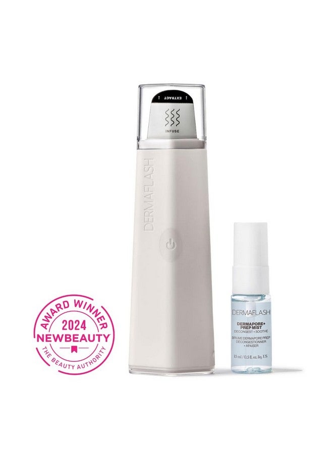 DERMAFLASH Dermapore+™ Ultrasonic 2In1 Pore Extractor And Serum Infuser Stone - Image 2