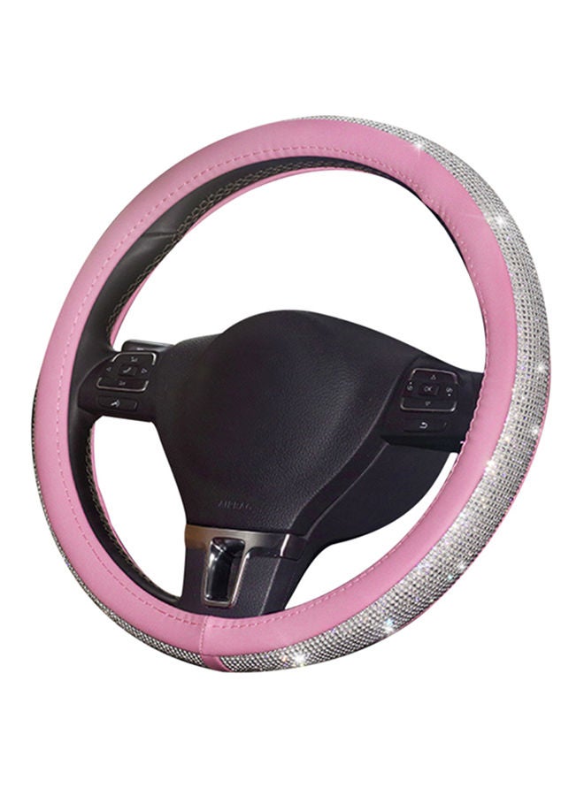 Y&D Rhinestone Steering Wheel Cover Car Set 38CM  - Image 1