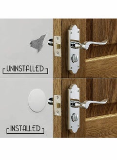 KASTWAVE Door Stopper Wall Protector Large with Strong 3M Adhesive - Quiet and Shock Absorbent Silicone Wall Protectors from Door Knobs - Discreet Door Bumper to Protect Every Wall Surface  - Image 3