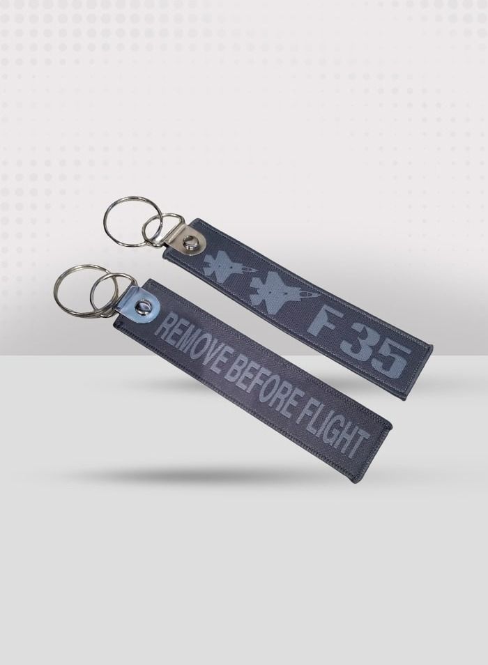 فايتر جيفتس F 35 سلسلة مفاتيح قماش رمادية