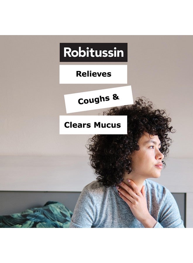 Robitussin DM Max Cough Plus Chest Congestion and Robitussin Maximum Strength Nighttime Cough DM, Adult Formulas - 2 x 8 Fl Oz Bottles - Image 2