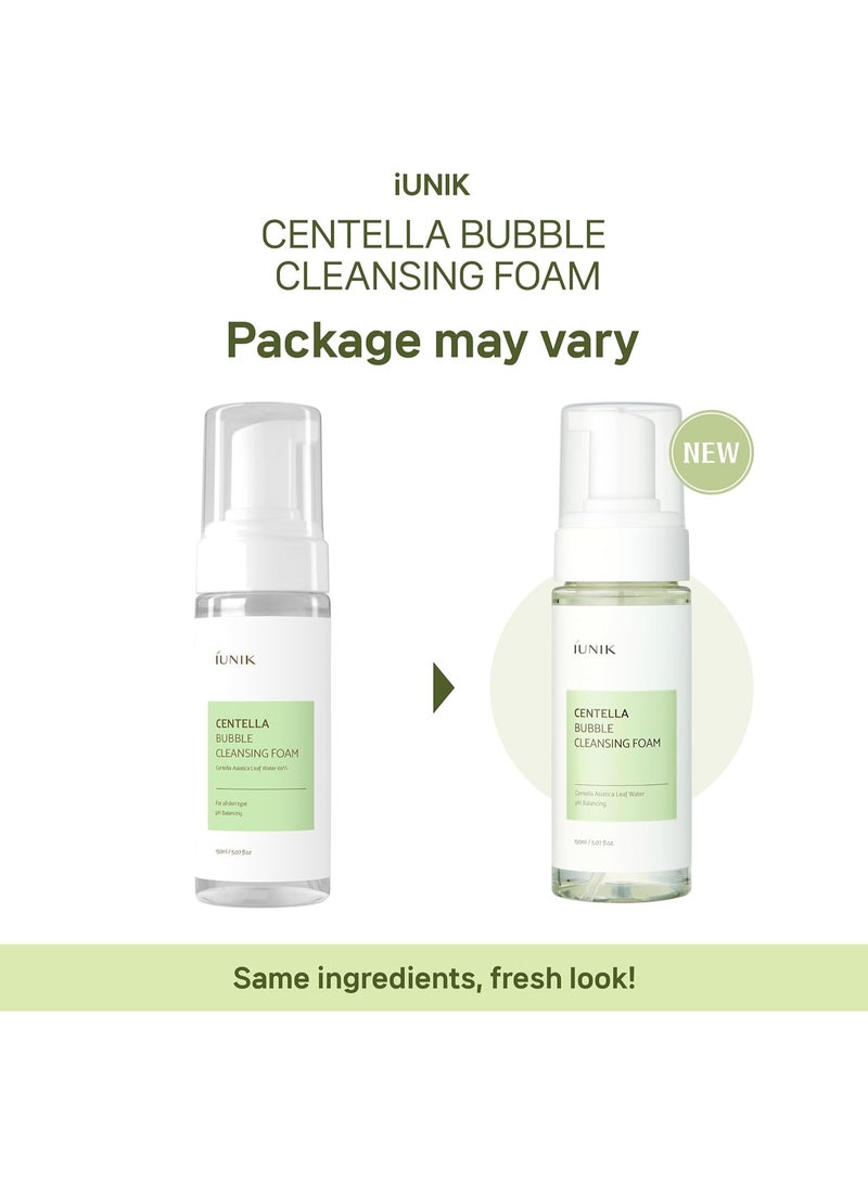 iUNIK Ionic Centella Bubble Cleansing Foam - 150ml [Original] - Image 2
