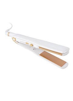 ELORA Elora Portable 360-Degree Swivel Cord Hair Straightener with Ceramic Plates ELPC-1907 White & Gold  - Image 1