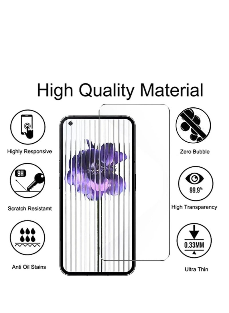 Raxoom Nothing Phone 1 Case with 2 Pack Tempered Glass Screen Protector, Crystal Clear TPU Silicone Case with Airbag Corners, Drop Protection Cover For Nothing Phone 1 - Image 5
