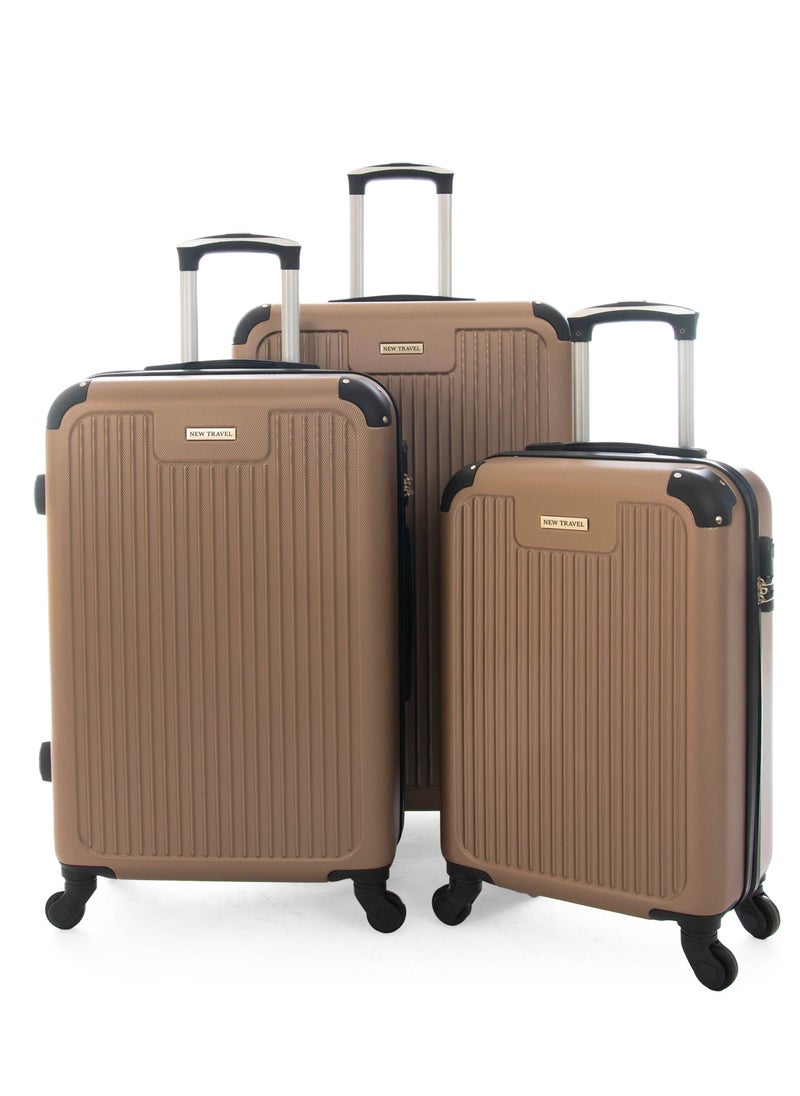 NEW TRAVEL NEW TRAVEL HARD Luggage set 3 pieces size 28/24/20  inch BR1099/3P  - Image 1