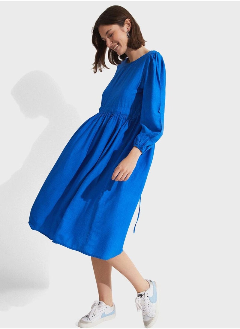 JUNE Azure Midi Dress - Image 3