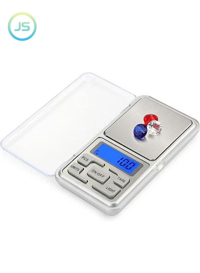 JS Portable Digital Scales, Gold Jewelry Scales, Mini Pocket Digital Scales, Precision Electronic Balance Scales (100g/0.01g) - Image 1