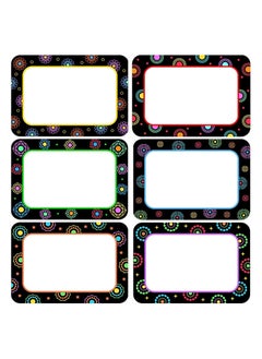 Generic Name Tag Name Labels Dotted Design on Black, 48 Self Adhesive Name Tag for School Discs, Bulletin Boards, Scrapbooks and Gift Sticker Supplies Print Up to Date Egypt 01222143812  - Image 4