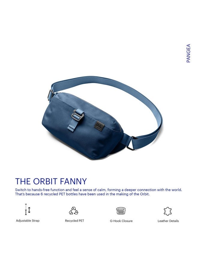 DailyObjects - DailyObjects PET Deep Sea Orbit Fanny Unisex Sling Crossbody Waist Bag I 100% Recycled | Handcrafted | Travel Pouch Bag I Stylish and Spacious | Adjustable Straps with G-Hook Closure | Made in India - Image 1
