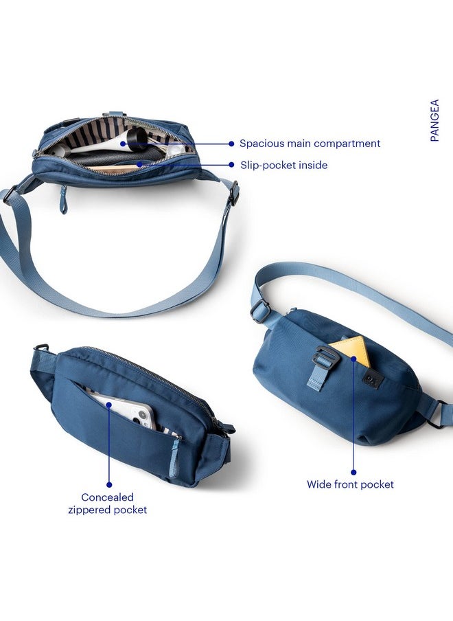 DailyObjects - DailyObjects PET Deep Sea Orbit Fanny Unisex Sling Crossbody Waist Bag I 100% Recycled | Handcrafted | Travel Pouch Bag I Stylish and Spacious | Adjustable Straps with G-Hook Closure | Made in India - Image 1