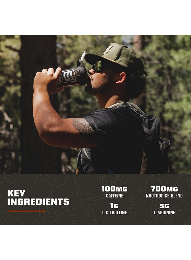 MTN OPS MTN OPS Ignite Lite Energy Drink Powder Gluten Free Nitric Oxide Supplement Drink Mix, L Arginine, L Citrulline, Caffeine & Nootropic Sugar Free Drink Mix, 45 Servings, Strawberry Daiquiri Flavor by Eva Shockey  - Image 4