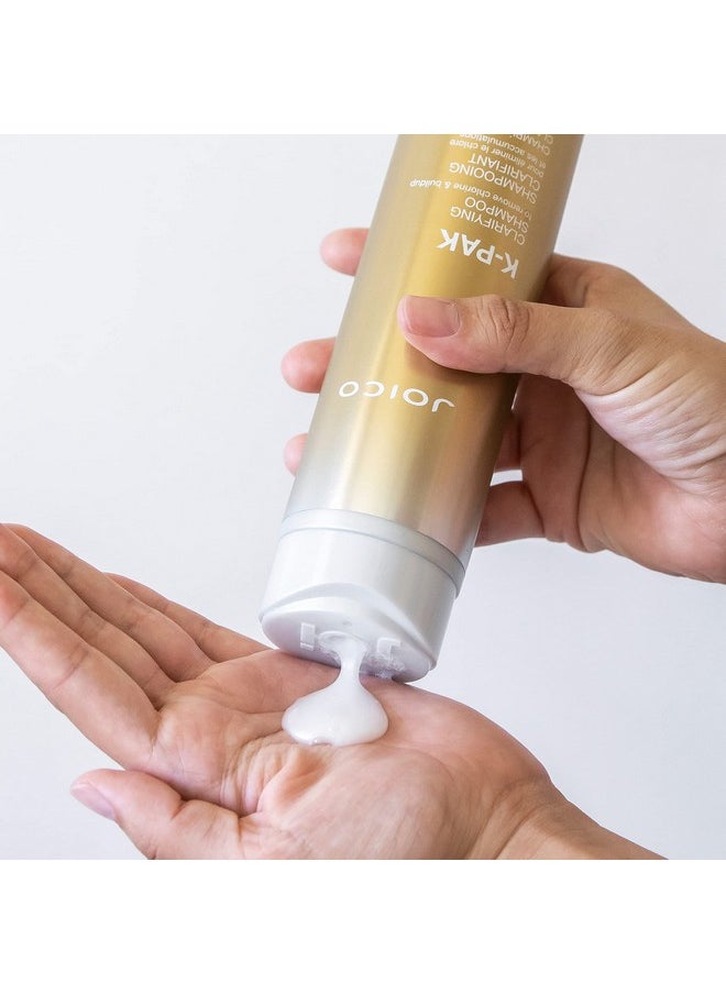 JOICO Oico Kpak Daily Clarifying Shampoo To Remove Chlorine & Buildup ; For Damaged Hair ; Repair & Prevent Breakage ; Boost Shine ; With Keratin & Guajava Fruit Extract ; 10.1 Fl Oz  - Image 5