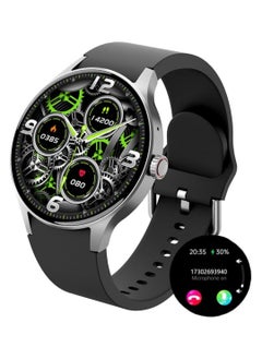 DMG TECH Smart Watches for Women Men (Answer/Make Calls),1.43" Round Fitness Tracker, Smartwatch with Heart Rate Monitor Sleep, IP68 Waterproof,Blood Oxygen/Glucose/Blood Pressure  - Image 1
