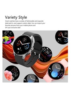 DMG TECH Smart Watches for Women Men (Answer/Make Calls),1.43" Round Fitness Tracker, Smartwatch with Heart Rate Monitor Sleep, IP68 Waterproof,Blood Oxygen/Glucose/Blood Pressure  - Image 2