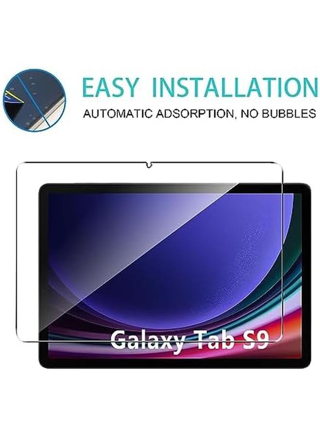 2 Pack Tempered Glass For Samsung Galaxy Tab S9 Screen Protector 9H Hardness Ultra Resistant Anti Fingerprints No Bubbles Hd Clear Full Coverage Samsung Tab S9 Tablet Film - Image 4