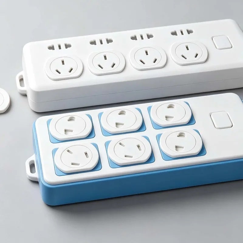 1/30pcs Baby Safety Socket Covers Two-hole/Three-hole Childproof Anti-Electric Shock Socket Covers Kids Sockets Cover Plugs - Image 5