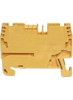 2.5 mm Spring Clamp Yellow Terminal Block