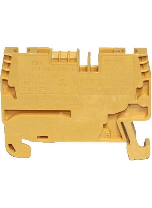 Wieland - 2.5 mm Spring Clamp Yellow Terminal Block - Image 1