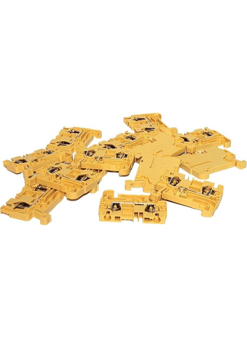 Wieland - 2.5 mm Spring Clamp Yellow Terminal Block - Image 1
