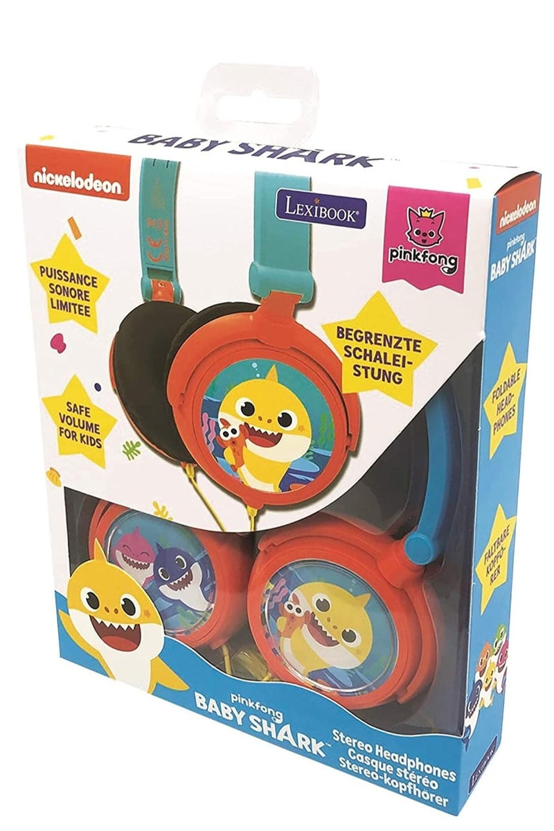 ليكسيبوك Lexibook Baby Shark Stereo Wired Foldable Headphone - Image 1