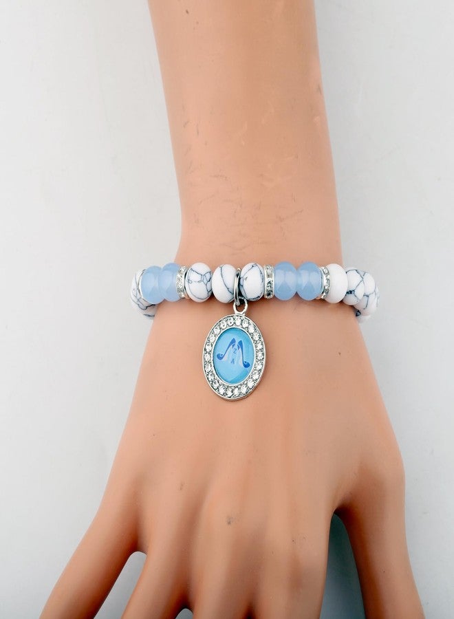 ميوسبارك سوار خرز مستوحى من أخوية MYOSPARK، هدية من مجوهرات الأخوية اليونانية، هدية من مستلزمات الأخوية اليونانية (48 خرزة) - Image 3