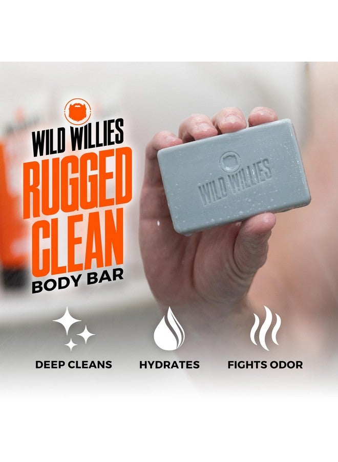 Wild Willies Moisturizing Mens Bar Soap - Bath Soaps with Shea Butter for Odor Protection - Natural Body Bar for Men - Variety Pack, 4 Pack - Image 2