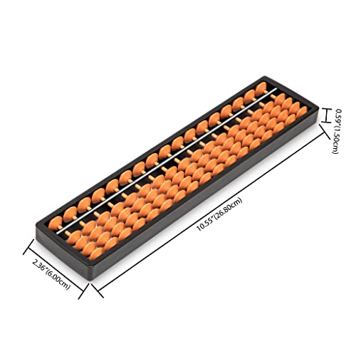 Black long Di fang Digital Standard Abacus-25.4 cm-Professional 17-Column Soroban Calculator (Functional and Educational Tool) - Image 3