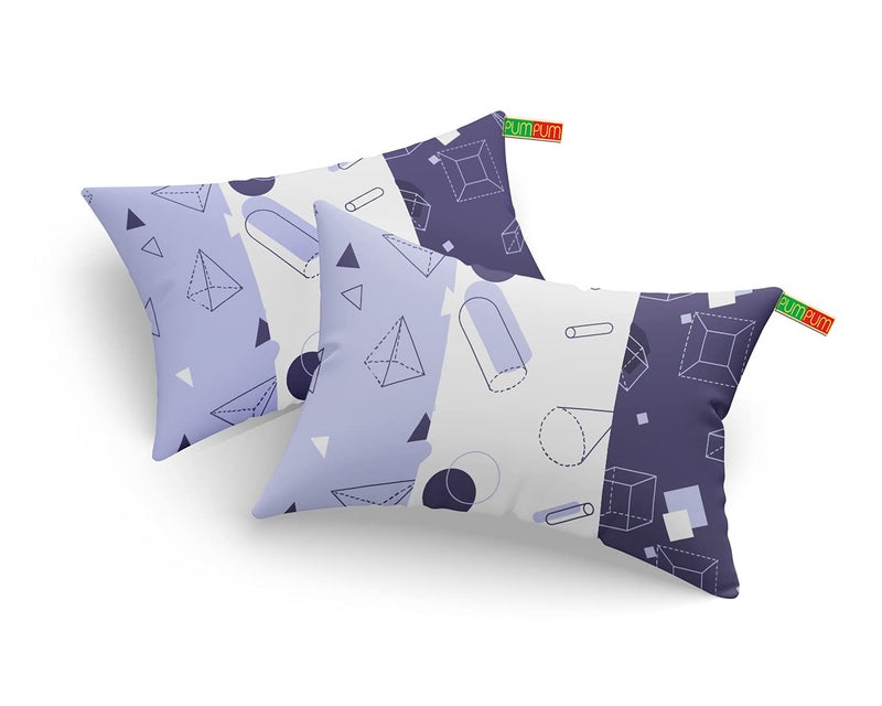 PUM PUM PumPum Kids Toddler Pillowcases-2 Pack Pillow Cover for Boys Girls Kids Bedding,Figure Design (17 * 27 Inch) - Image 1