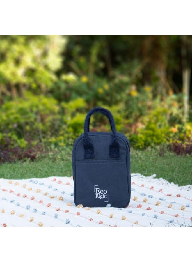 EcoRight Eco Right Lunch Bags for Office Women & Lunch Bag for Men, Insulated Lunch Bag for Kids, Office Lunch Bag with Bottle Holder, Carry Handle & Pocket - Image 3
