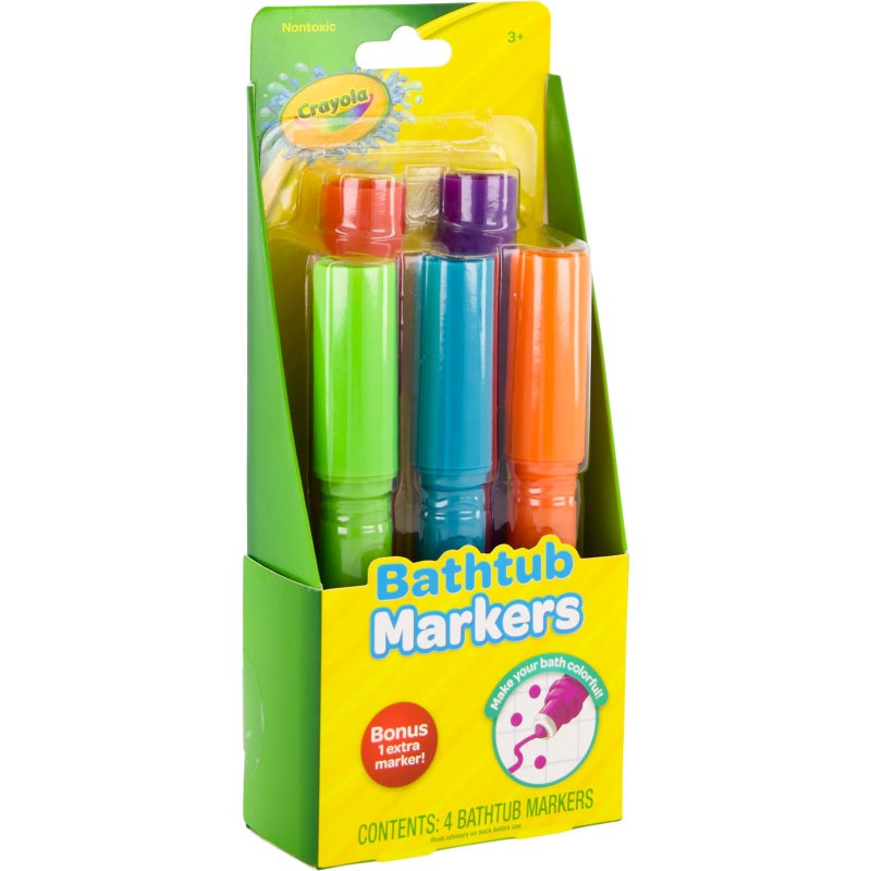 Crayola Bathtub Markers and Crayola Color Bath Drops, 60 tablets - Bring Creative Fun to Bath Time - Non-toxic - Image 4