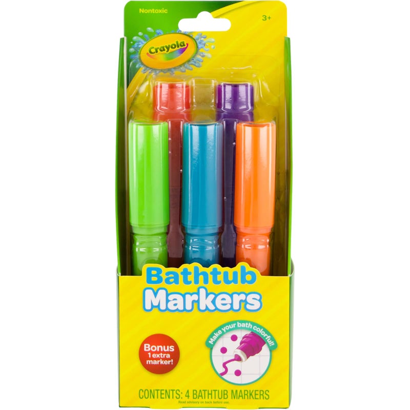 Crayola Bathtub Markers and Crayola Color Bath Drops, 60 tablets - Bring Creative Fun to Bath Time - Non-toxic - Image 3