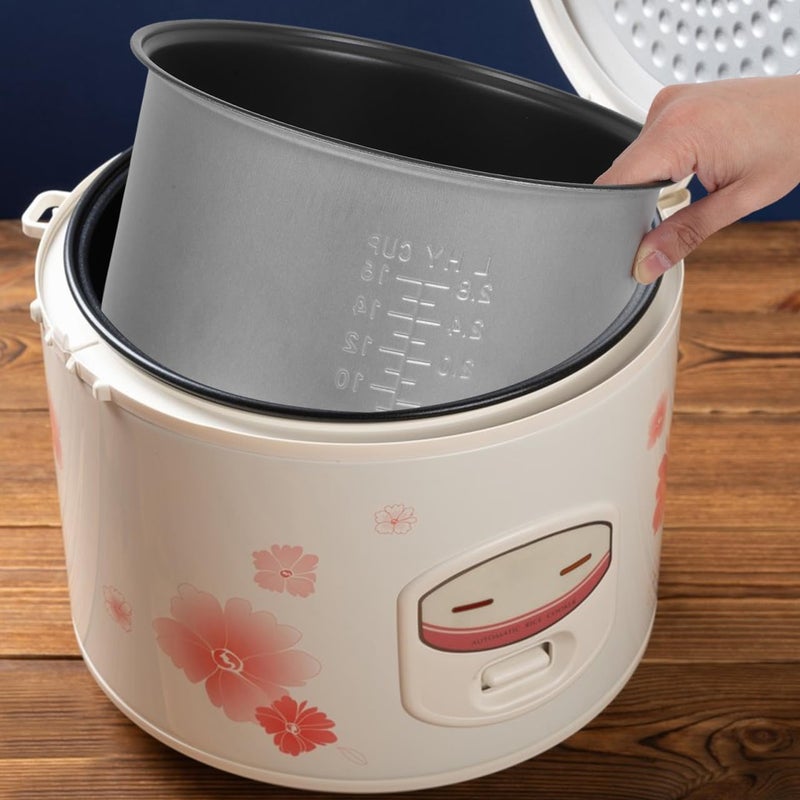 Pretyzoom Rice Cooker Inner Pot Replacement, Non-Stick Aluminum Cooking Bowl With Scale For Home Kitchen Cooking - Image 4